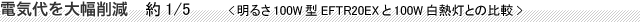 dC啝팸@1/4Ɂ@<邳60w^Cv̏ꍇ>